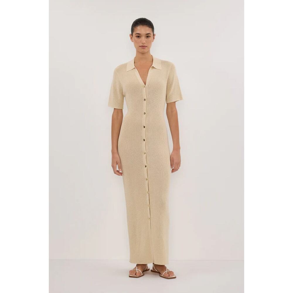 DISSH Black Button-Front Maxi Dress - Picture 7 of 9